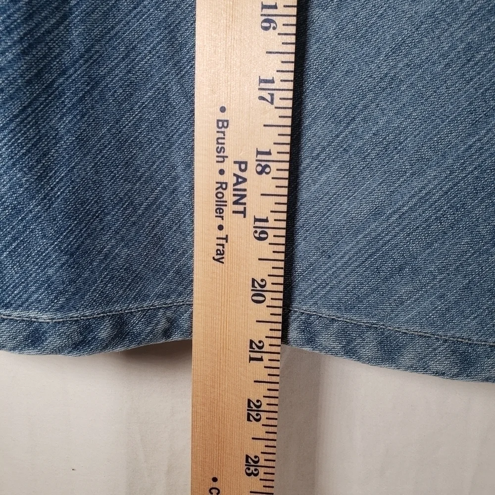 Route 66 Medium Washed Blue Jean Skirt Sz 16